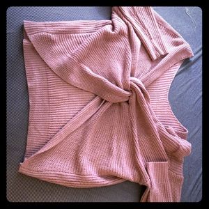 Fashion Nova Curve Twist Front Sweater 1x